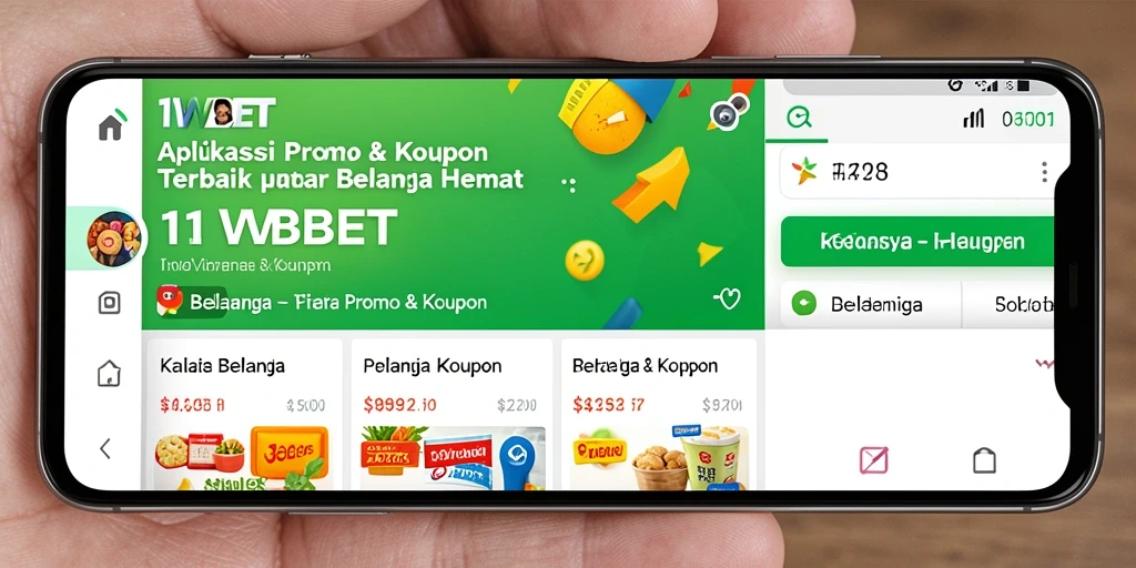 Tampilan antarmuka aplikasi 11WBET dengan berbagai pilihan kupon.