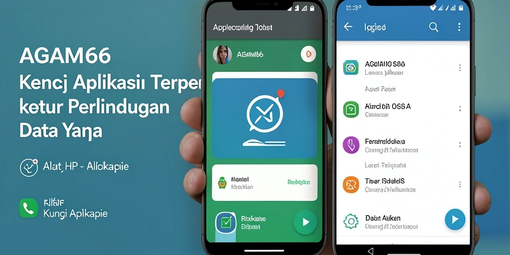 Antarmuka AGAM66 yang mudah digunakan dengan fungsi Kunci Aplikasi.