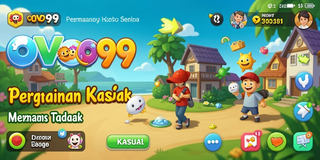 Tampilan antarmuka OVO99 yang ramah pengguna dan menarik.